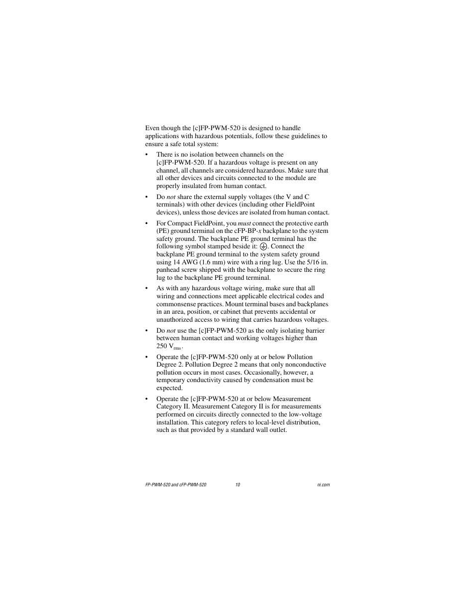 National Instruments cFP-PWM-520 User Manual | Page 10 / 19