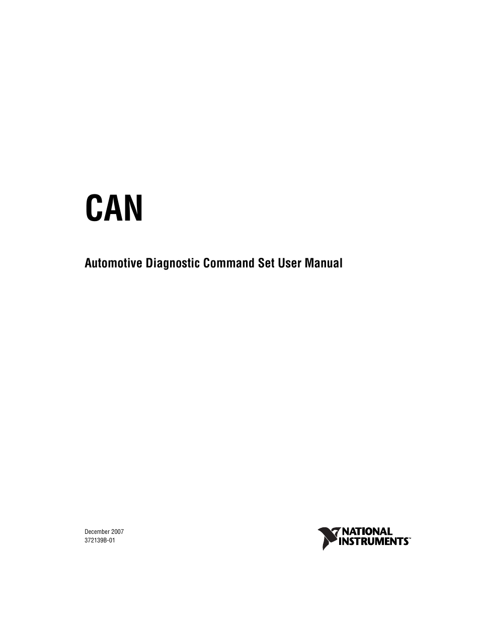 National Instruments CAN 372139B-01 User Manual | 301 pages