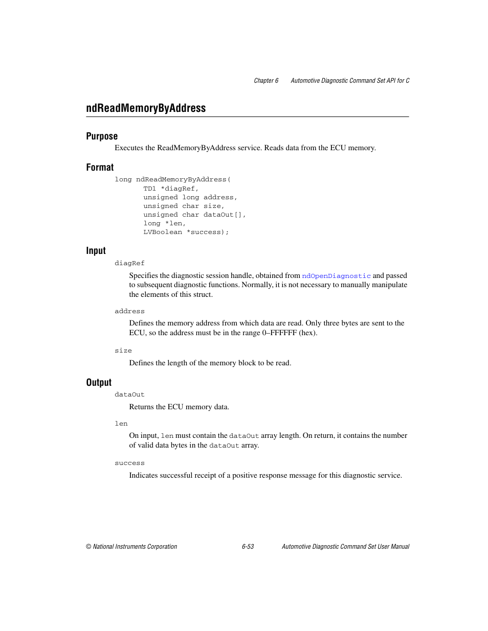 Ndreadmemorybyaddress, Ndreadmemorybyaddress -53 | National Instruments CAN 372139B-01 User Manual | Page 217 / 301