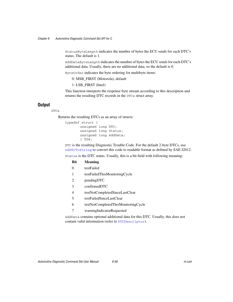 Output | National Instruments CAN 372139B-01 User Manual | Page 220 / 301