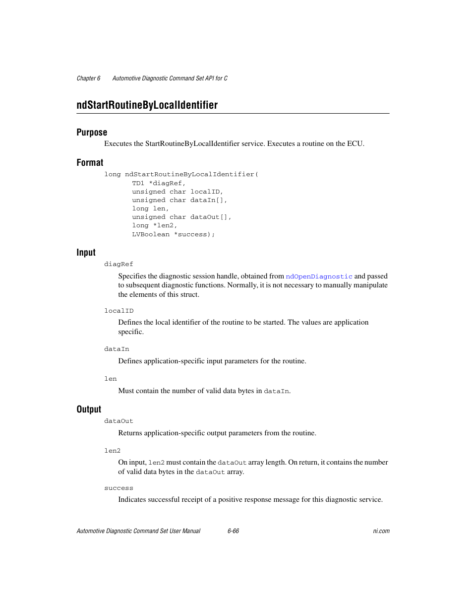 Ndstartroutinebylocalidentifier, Ndstartroutinebylocalidentifier -66 | National Instruments CAN 372139B-01 User Manual | Page 230 / 301