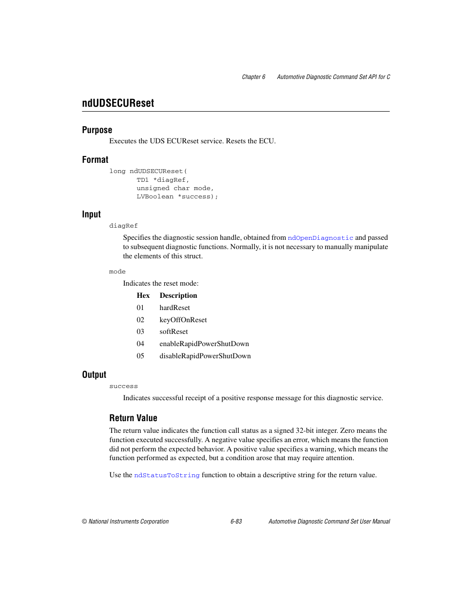 Ndudsecureset, Ndudsecureset -83 | National Instruments CAN 372139B-01 User Manual | Page 247 / 301