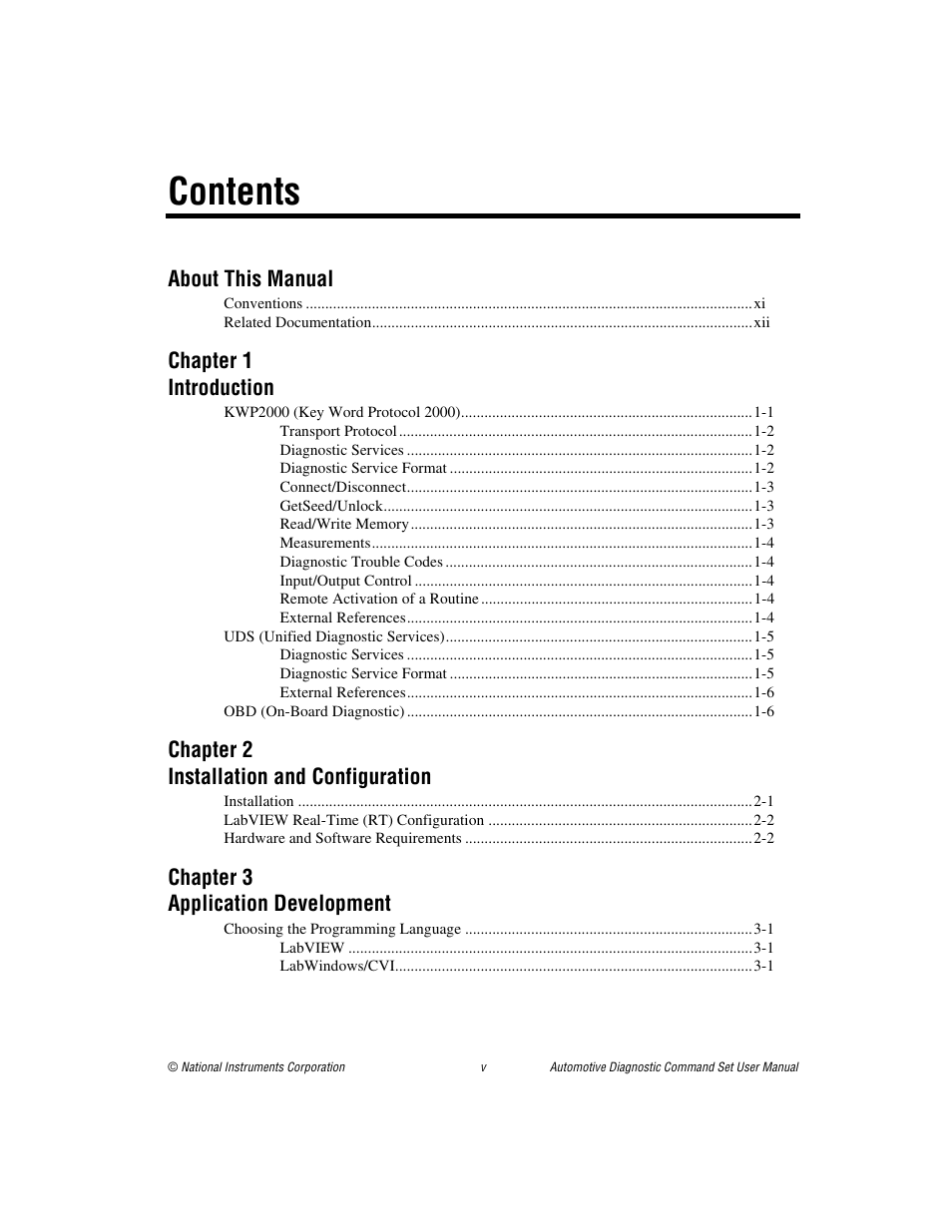 National Instruments CAN 372139B-01 User Manual | Page 5 / 301