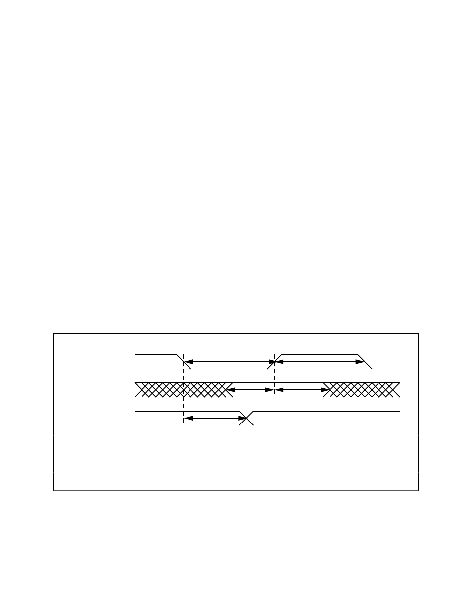 Figure 2-6. serial data timing diagram, Figure 2-6, Serial data timing diagram | National Instruments SCXI-1163 User Manual | Page 35 / 103