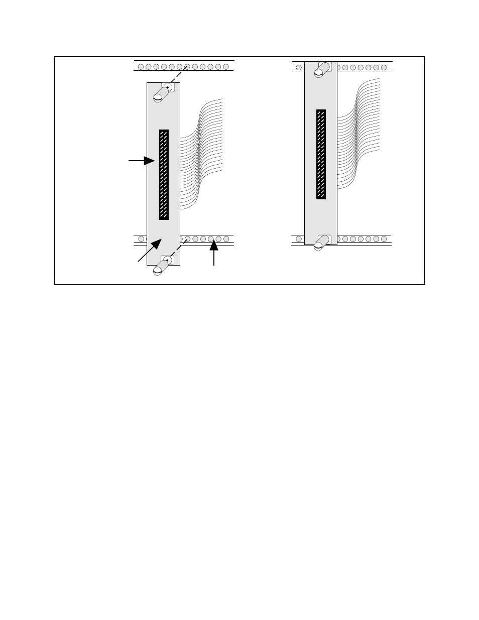 Scxi-1302 50-pin terminal block, Scxi-1302 wiring procedure, Figure e-4. scxi-1180 front panel installation | E-14, Scxi-1302 installation, E-15, Scxi-1351 one-slot cable extender, Figure e-4, Scxi-1180 front panel installation | National Instruments SCXI-1163 User Manual | Page 86 / 103