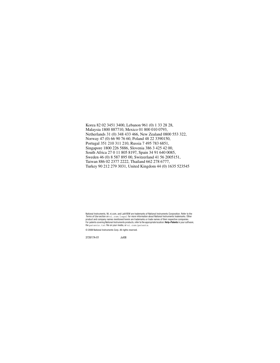 National Instruments NI 9403E User Manual | Page 19 / 19