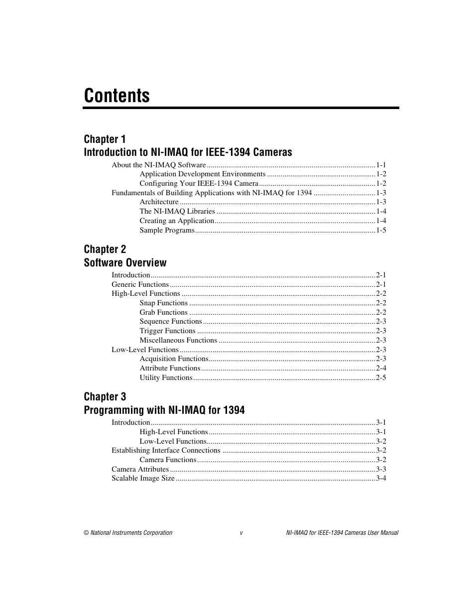 National Instruments NI-IMAQ User Manual | Page 5 / 52