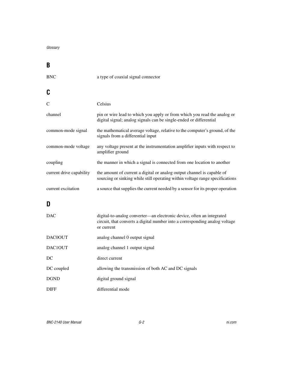 National Instruments BNC -2140 User Manual | Page 26 / 32