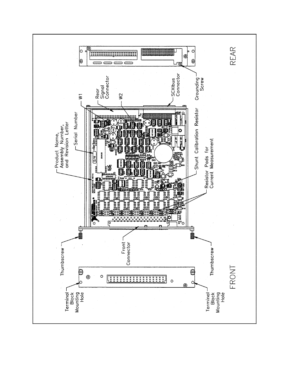 Figure 2-1. scxi-1122 parts locator diagram | National Instruments SCXI -1122 User Manual | Page 18 / 62