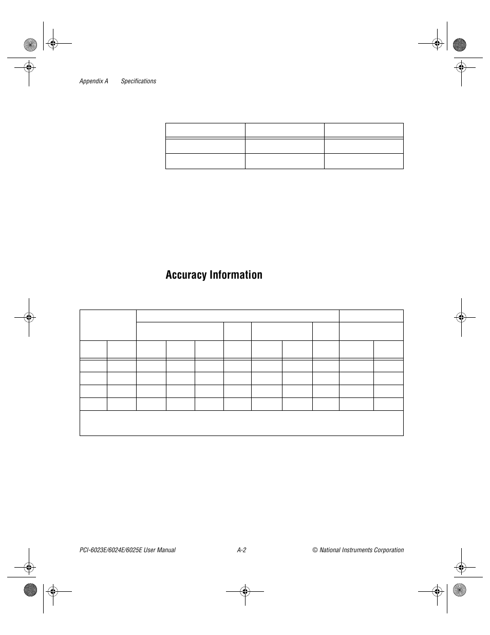 Accuracy information | National Instruments PCI-6023E User Manual | Page 84 / 132