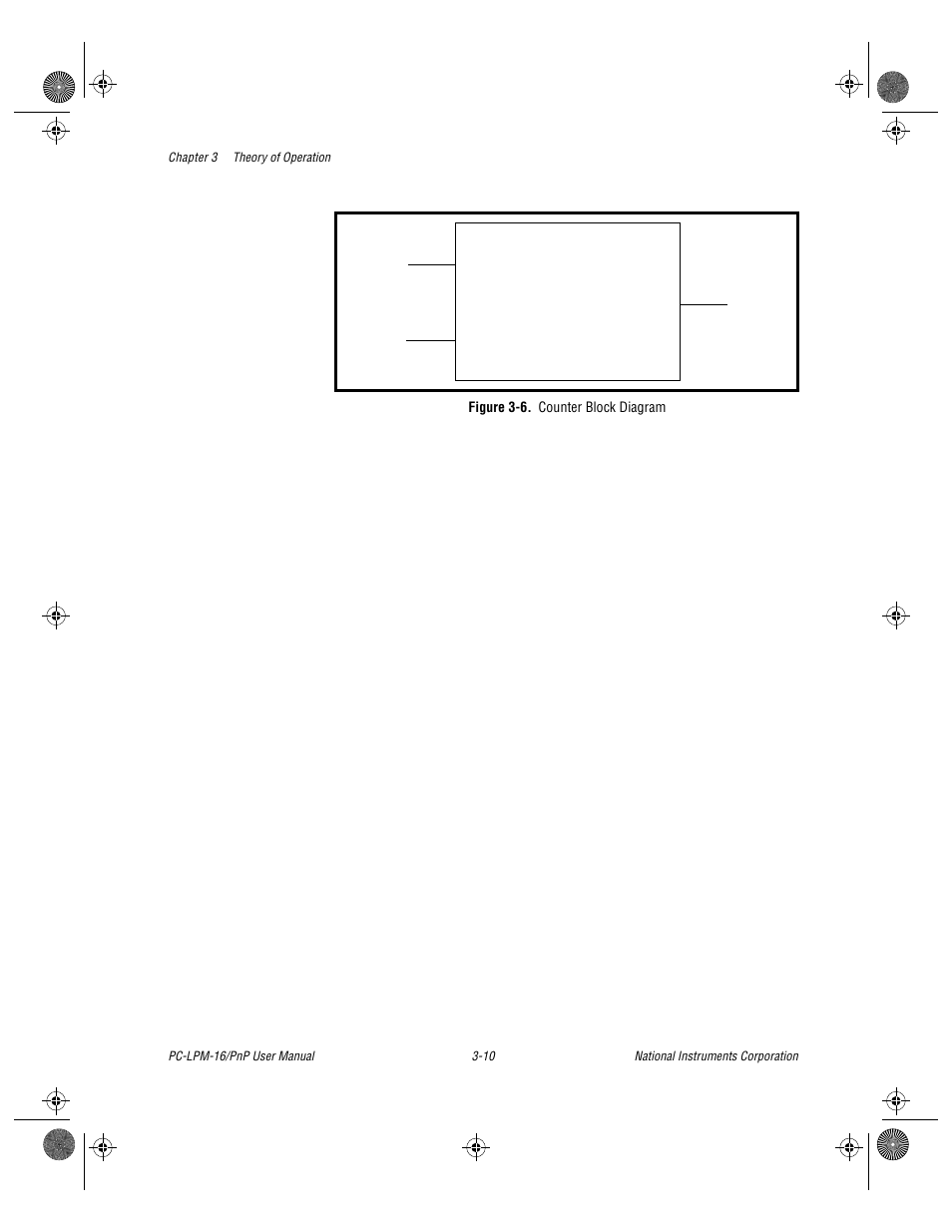 Figure 3-6. counter block diagram, Figure 3-6, Counter block diagram -10 | National Instruments PC-LPM-16/PnP User Manual | Page 30 / 125
