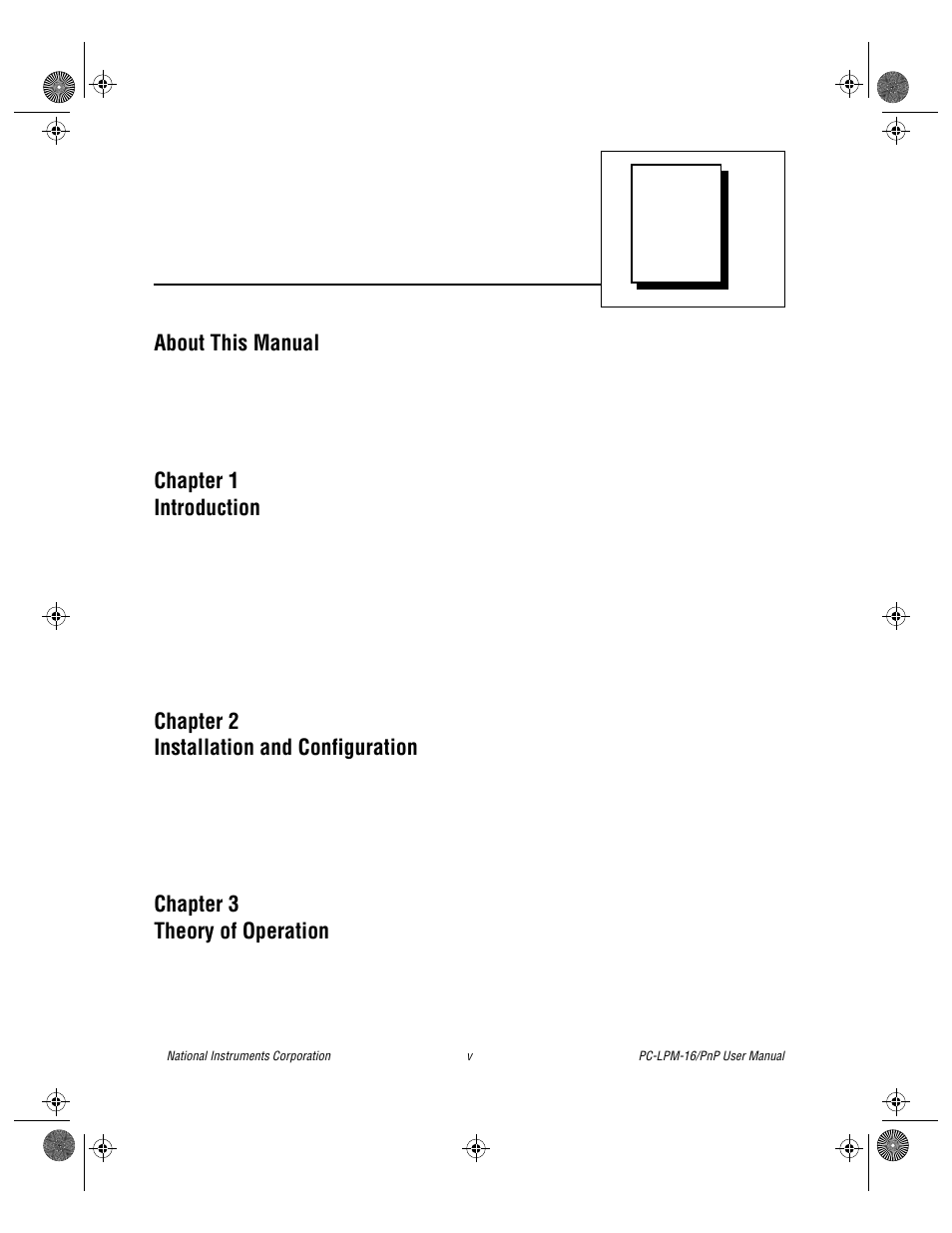 National Instruments PC-LPM-16/PnP User Manual | Page 4 / 125