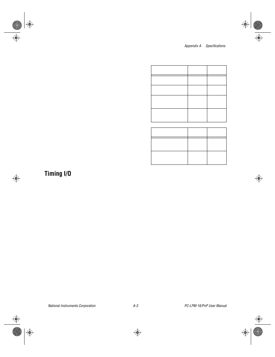 Timing i/o | National Instruments PC-LPM-16/PnP User Manual | Page 45 / 125