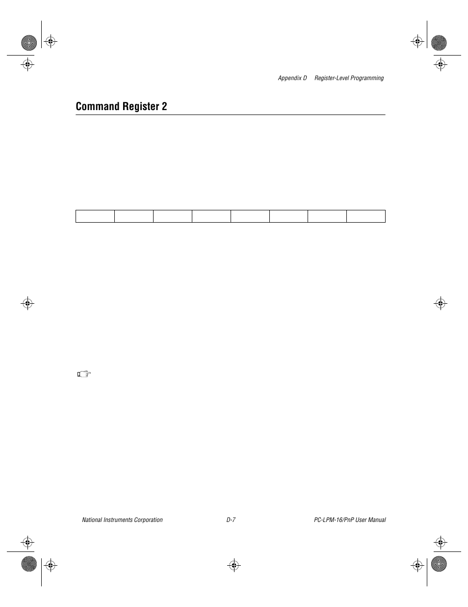 Command register 2 | National Instruments PC-LPM-16/PnP User Manual | Page 79 / 125