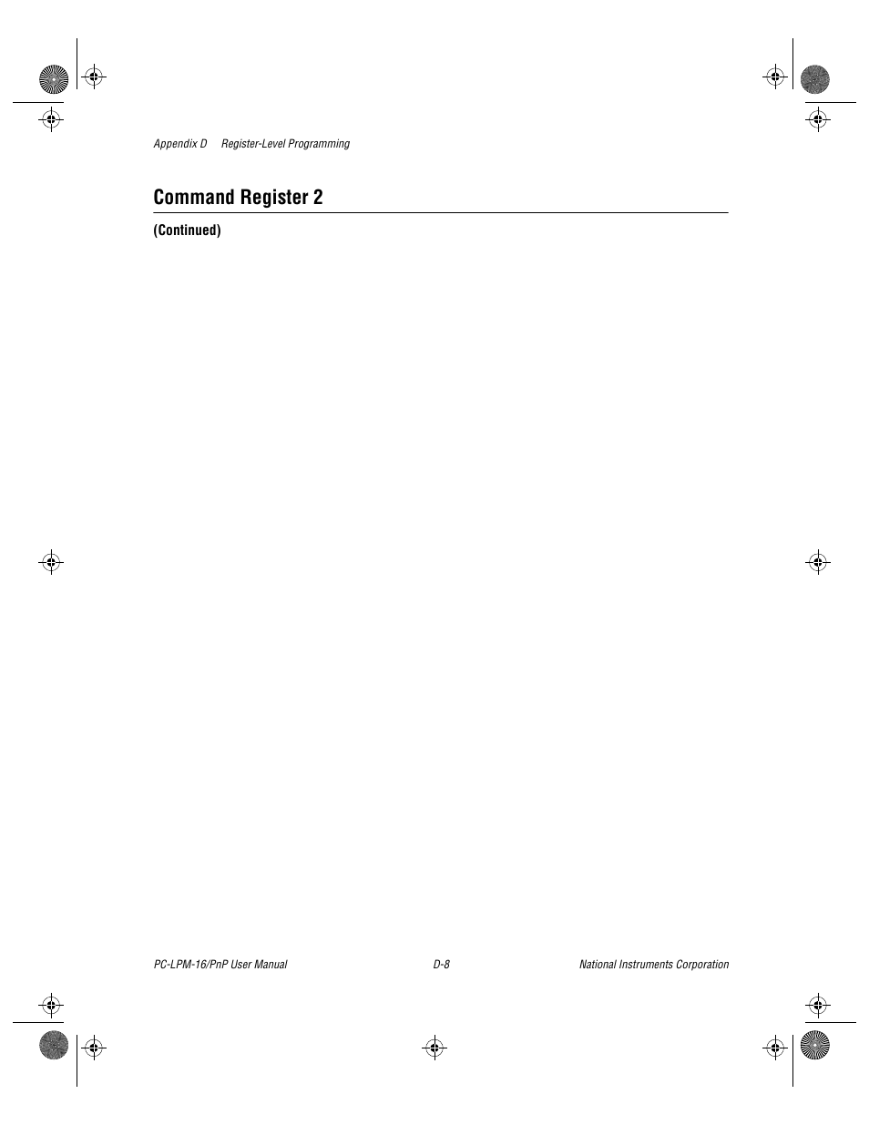 Command register 2 | National Instruments PC-LPM-16/PnP User Manual | Page 80 / 125