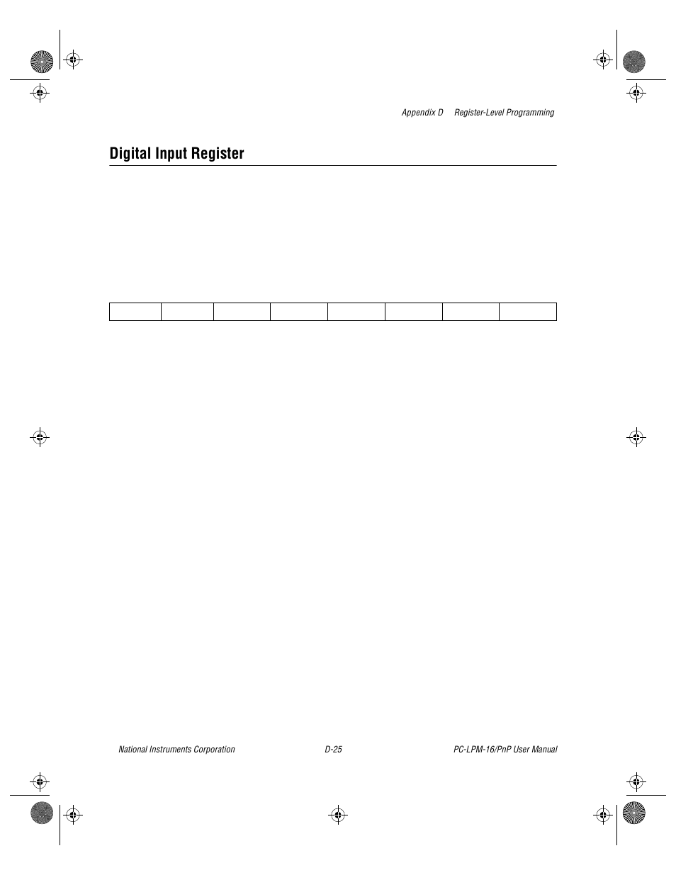 Digital input register | National Instruments PC-LPM-16/PnP User Manual | Page 97 / 125