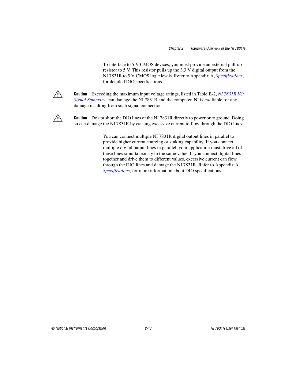 National Instruments NI 7831R User Manual | Page 36 / 71