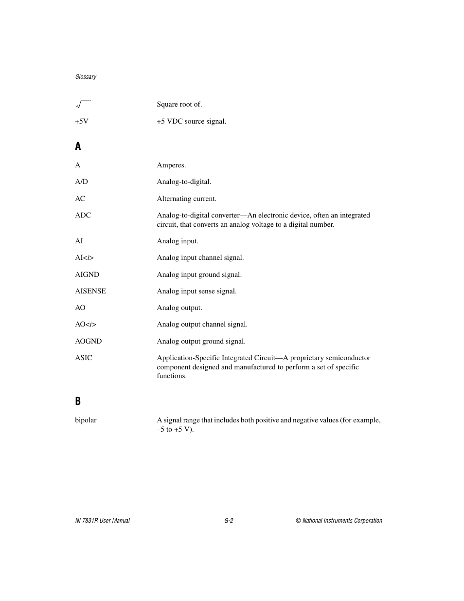 National Instruments NI 7831R User Manual | Page 65 / 71