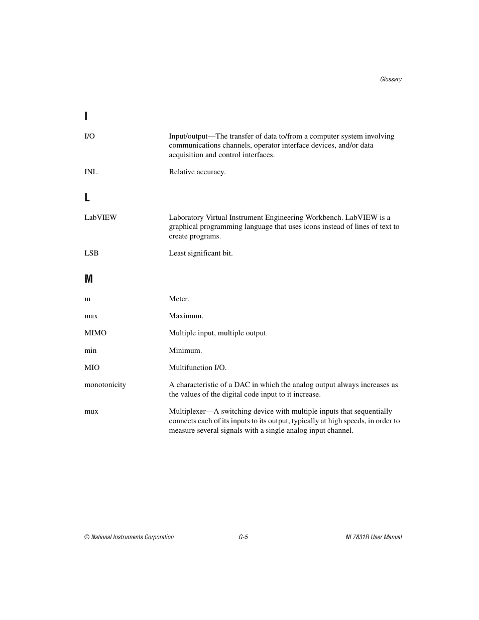 National Instruments NI 7831R User Manual | Page 68 / 71