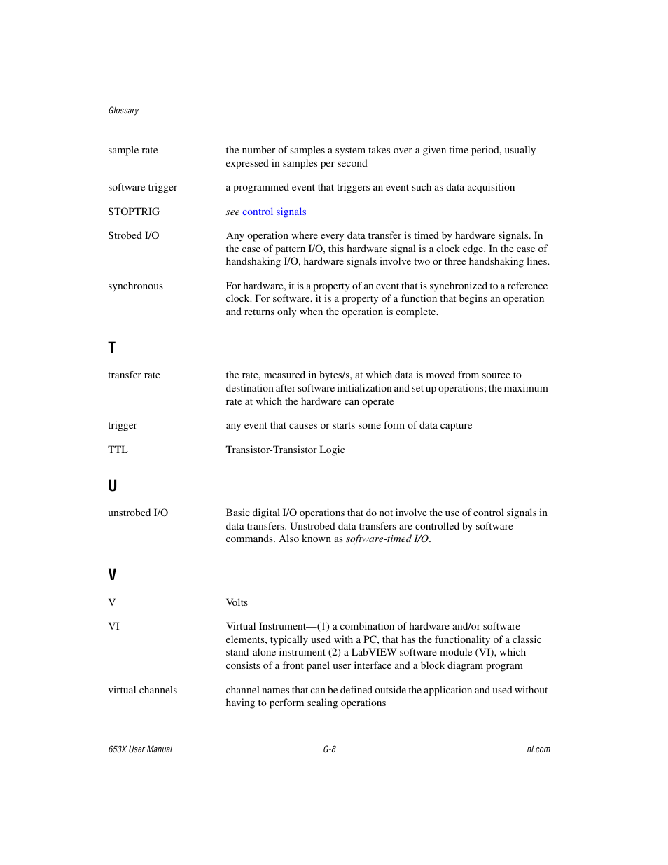 National Instruments 653X User Manual | Page 134 / 147