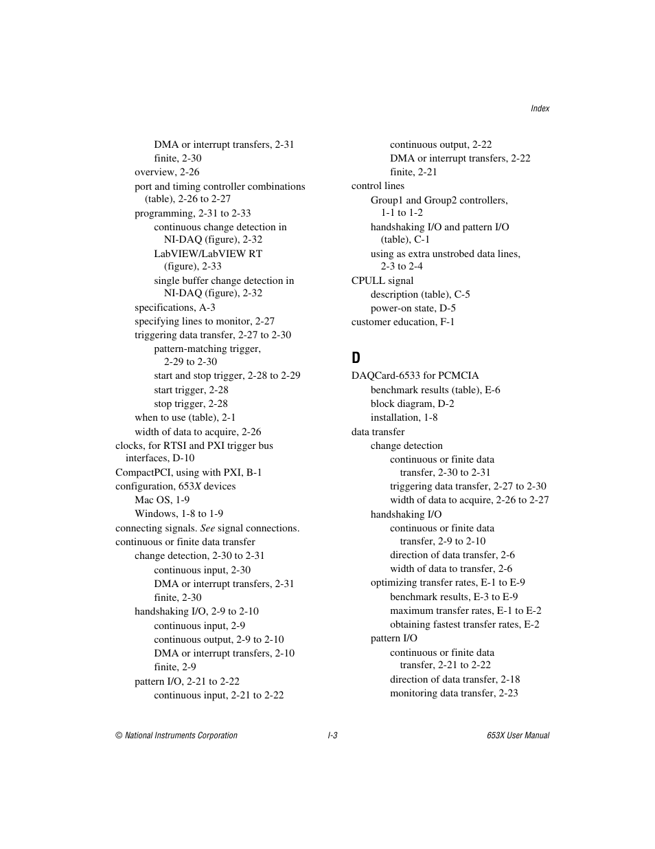 National Instruments 653X User Manual | Page 138 / 147