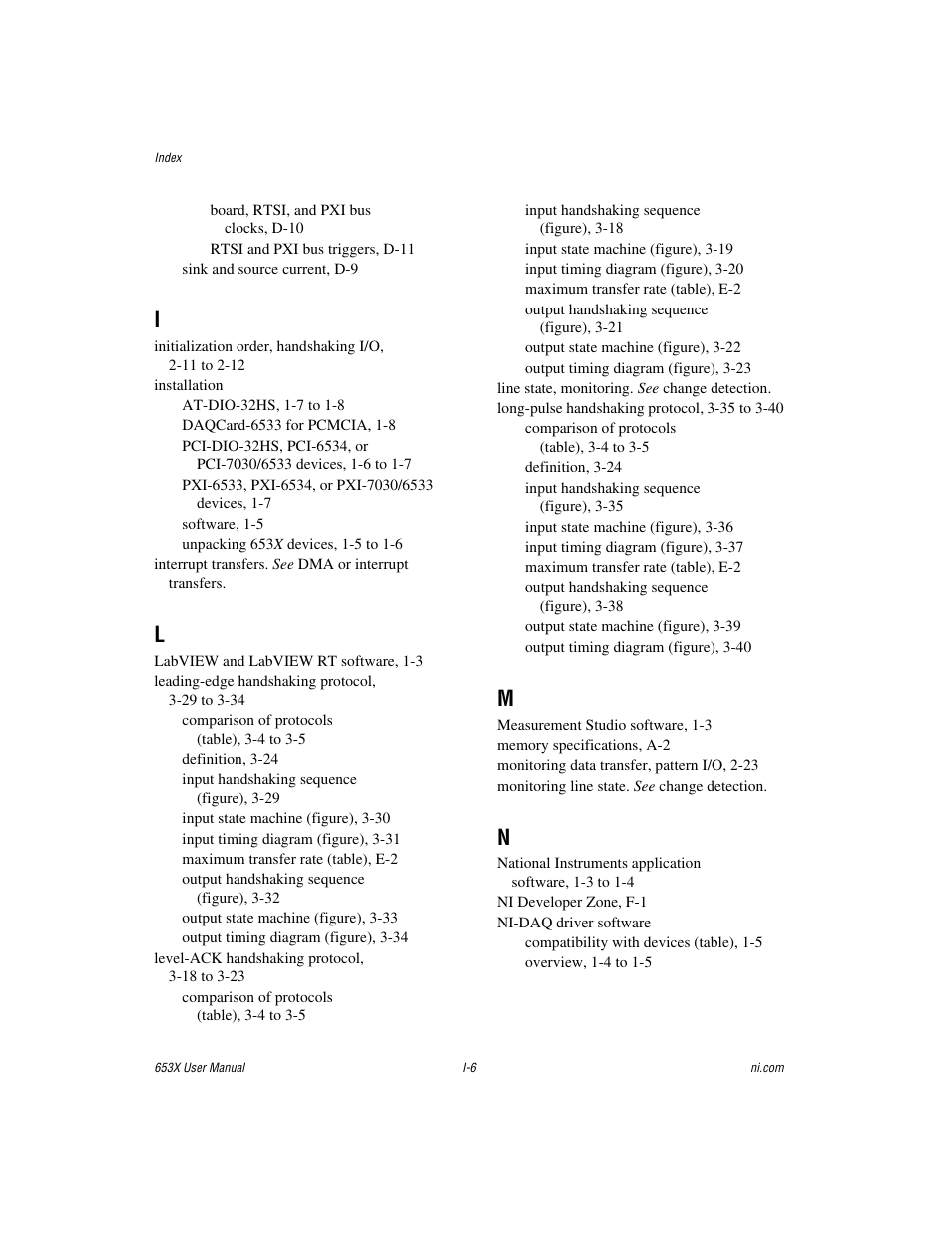 National Instruments 653X User Manual | Page 141 / 147