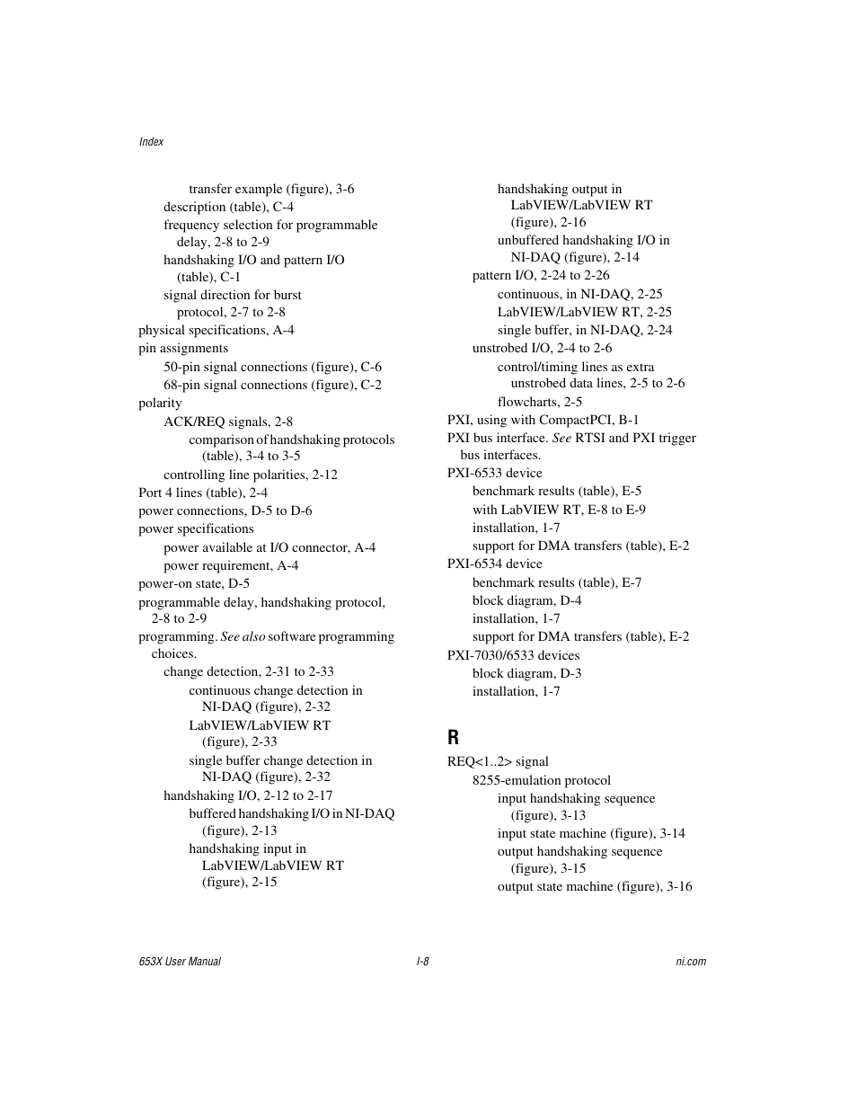National Instruments 653X User Manual | Page 143 / 147