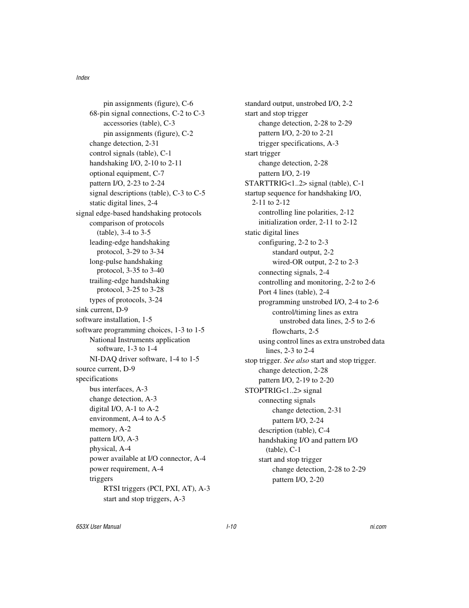 National Instruments 653X User Manual | Page 145 / 147