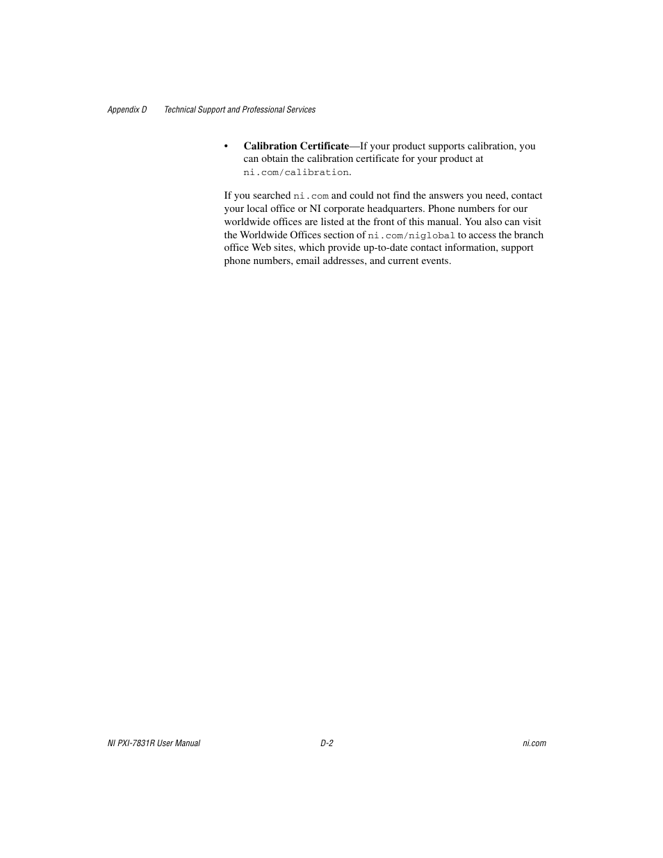National Instruments NI PXI-7831R User Manual | Page 65 / 73