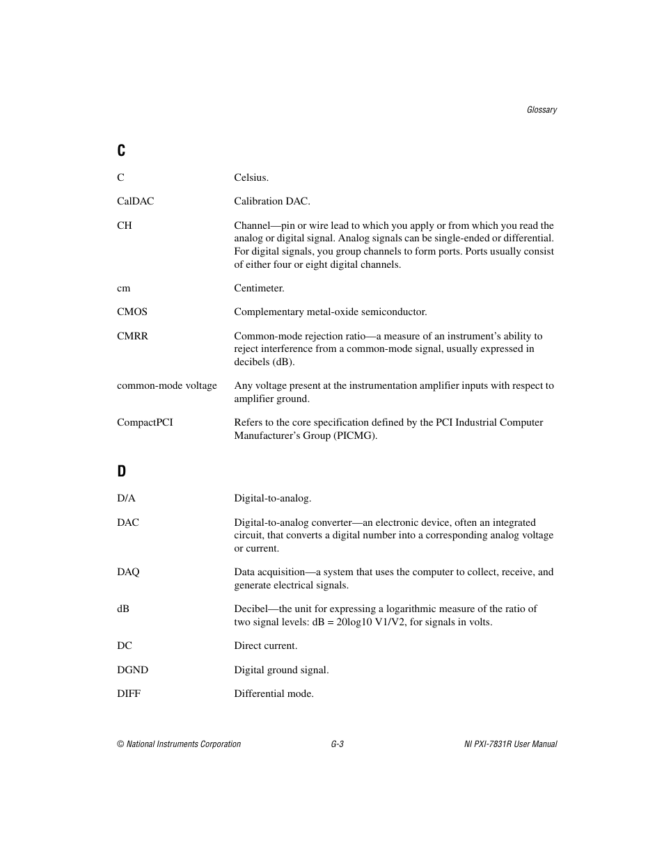 National Instruments NI PXI-7831R User Manual | Page 68 / 73