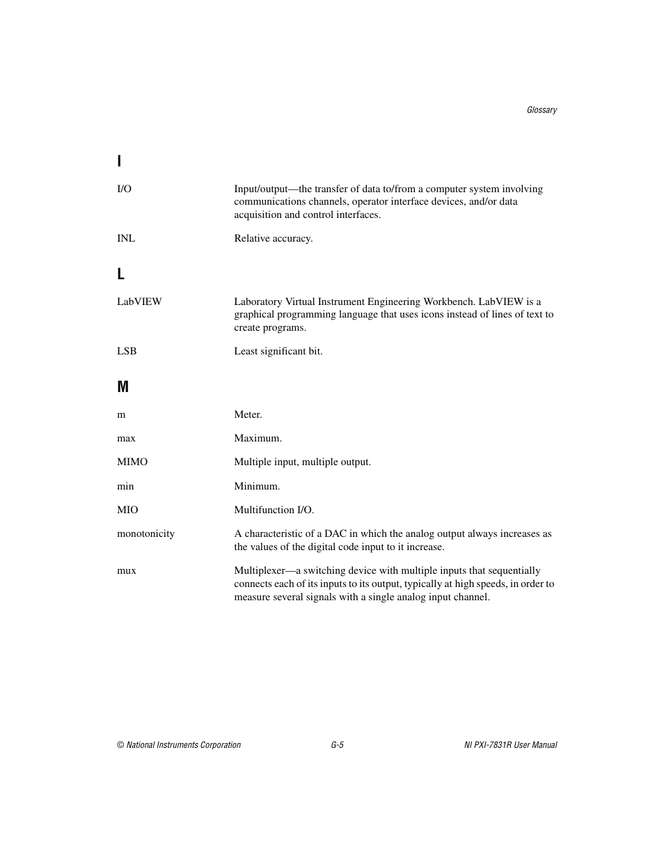 National Instruments NI PXI-7831R User Manual | Page 70 / 73