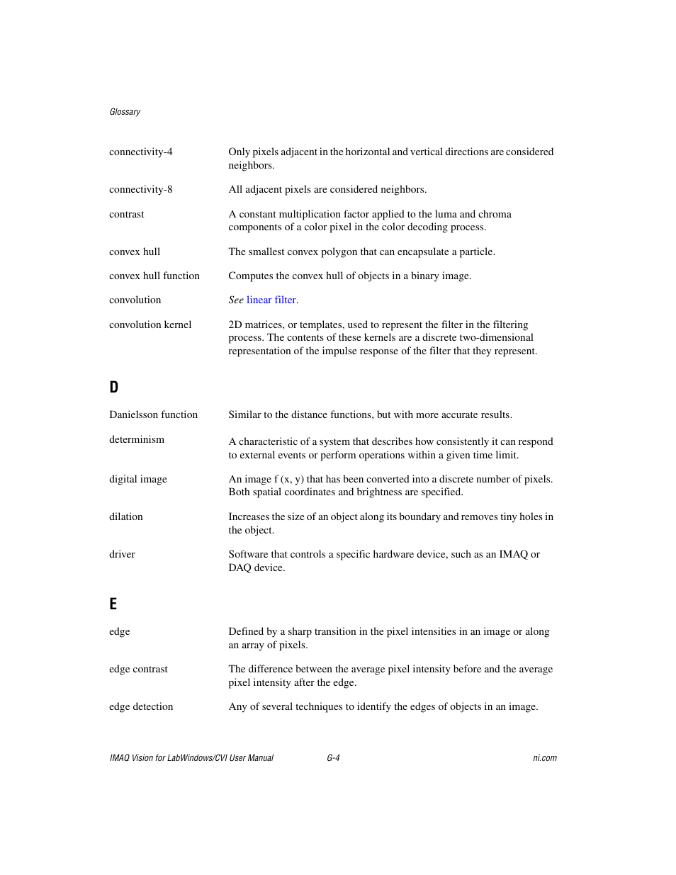 National Instruments IMAQ Vision for LabWindows TM /CVI User Manual | Page 100 / 119