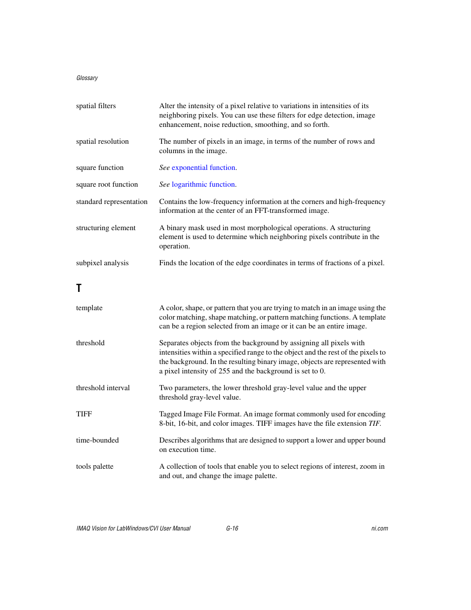 National Instruments IMAQ Vision for LabWindows TM /CVI User Manual | Page 112 / 119