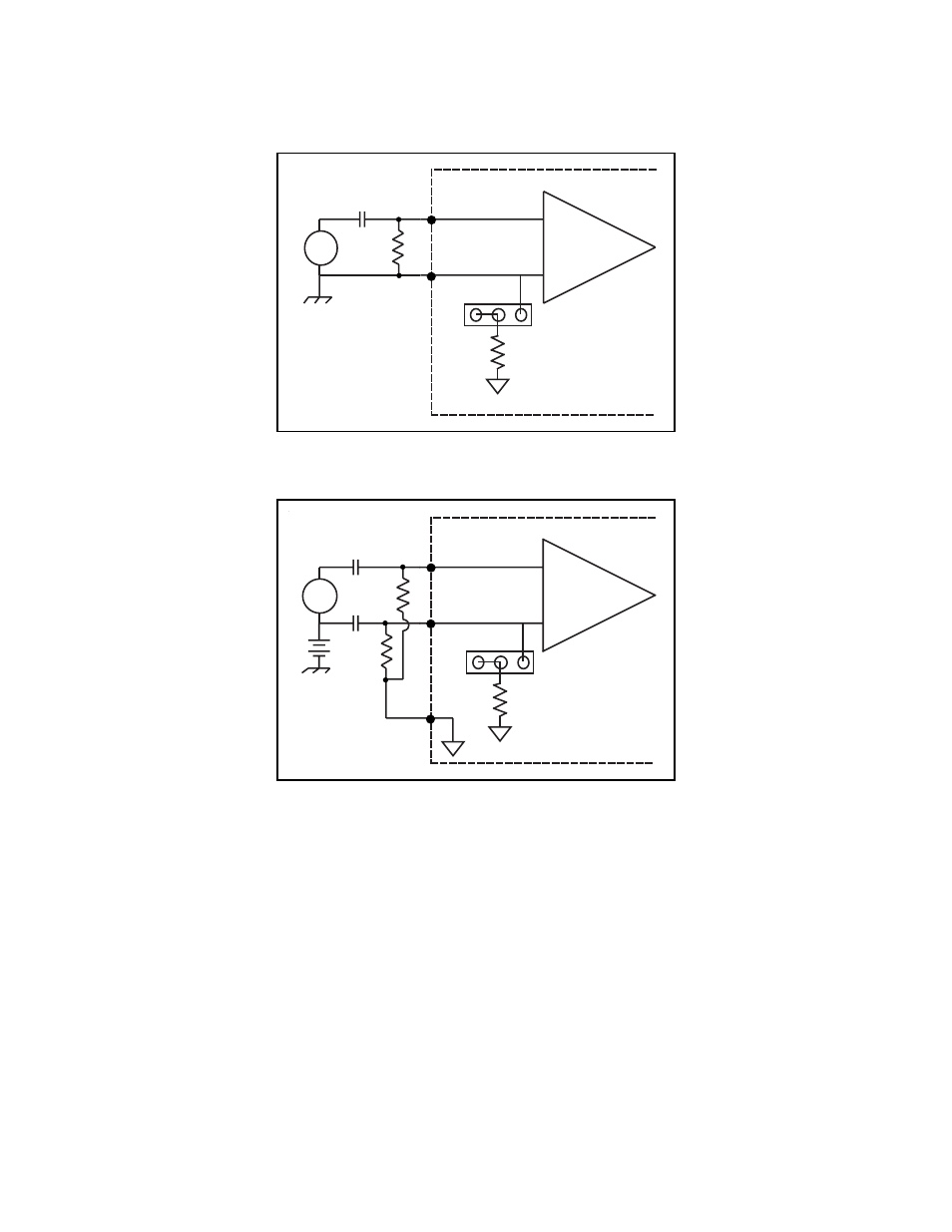Figure 3-5, Ground-referenced ac-coupled signal connection -9, Figure 3-6 | Ground-offset ac-coupled signal connection -9 | National Instruments SC-2040 User Manual | Page 31 / 56