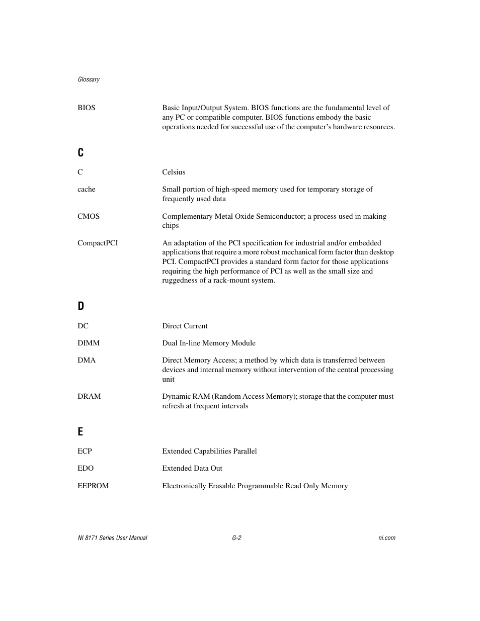 National Instruments PXI NI 8171 Series User Manual | Page 64 / 73