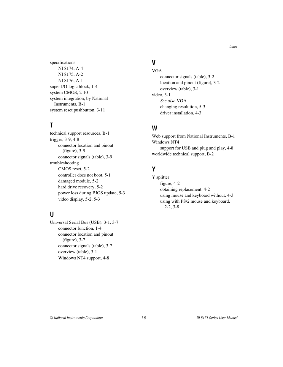 National Instruments PXI NI 8171 Series User Manual | Page 73 / 73