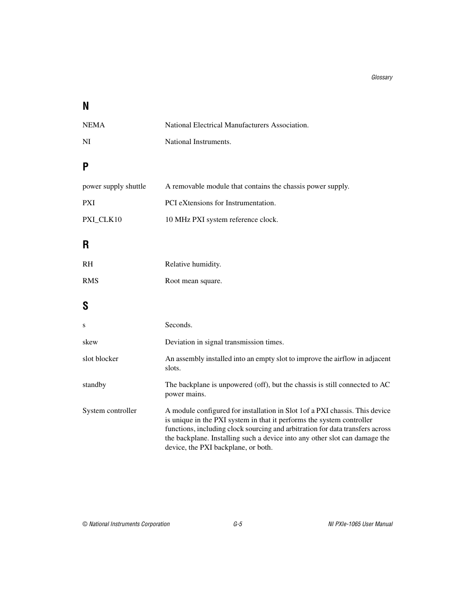 National Instruments PXI Express NI PXIe-1065 User Manual | Page 69 / 75