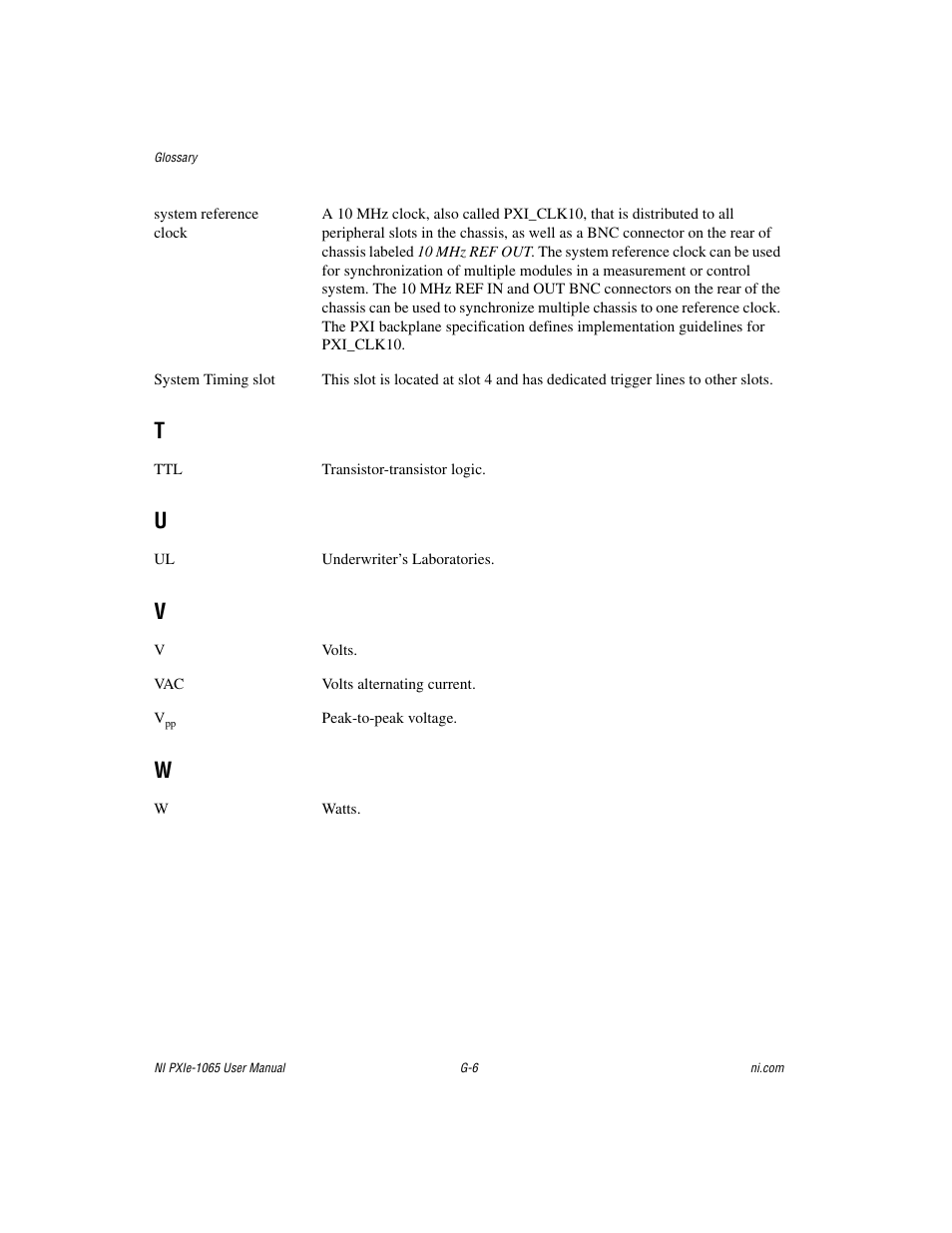 National Instruments PXI Express NI PXIe-1065 User Manual | Page 70 / 75
