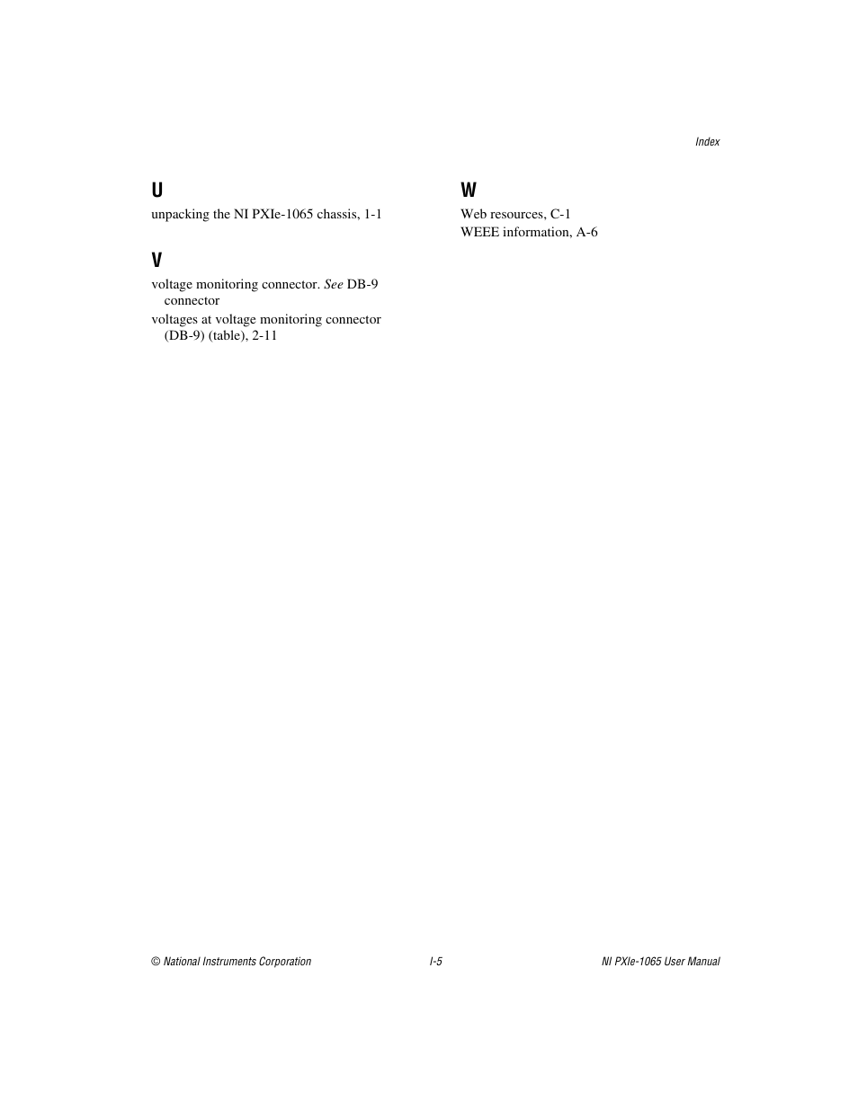 National Instruments PXI Express NI PXIe-1065 User Manual | Page 75 / 75