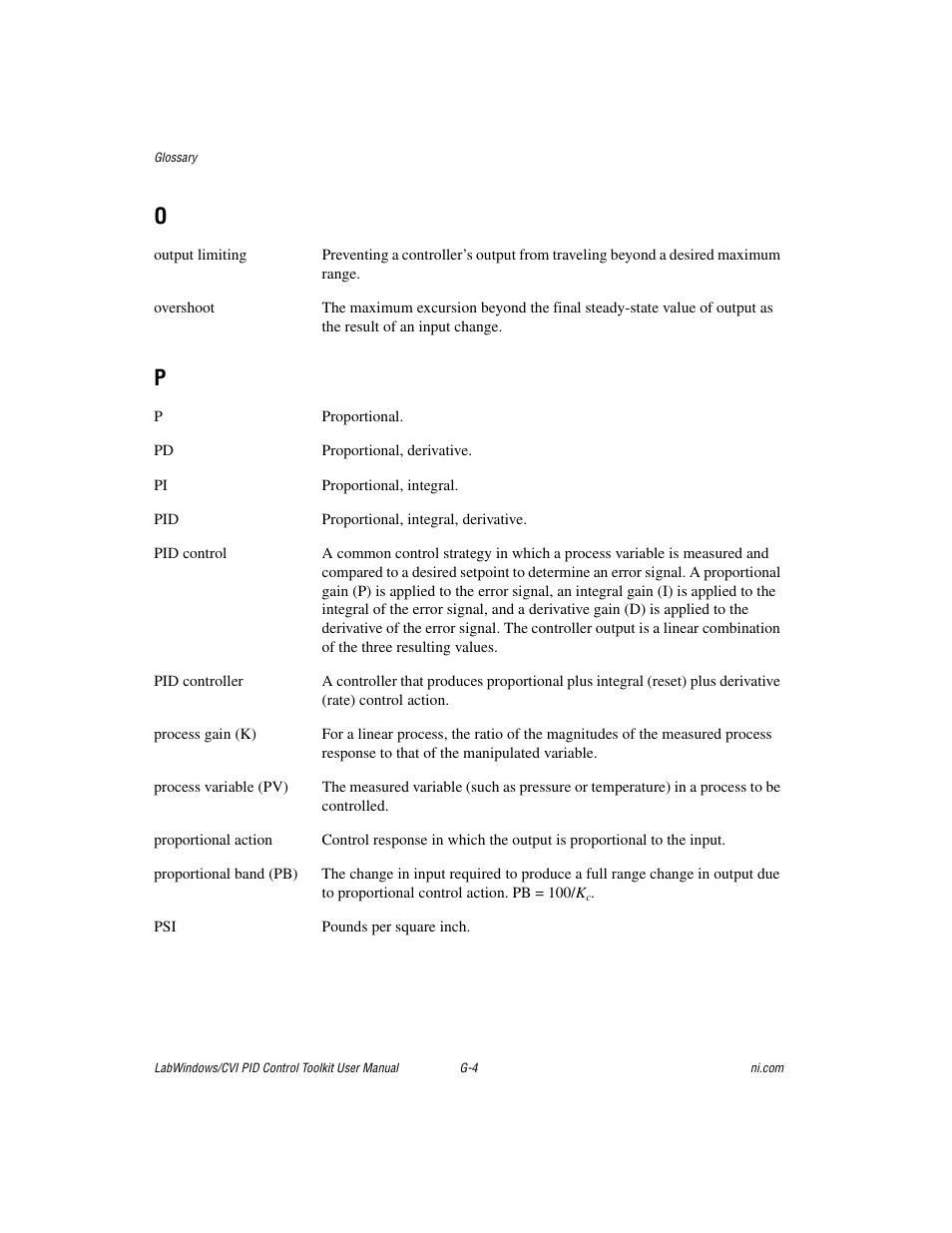 National Instruments PID Control Toolkit 371685C-01 User Manual | Page 35 / 39