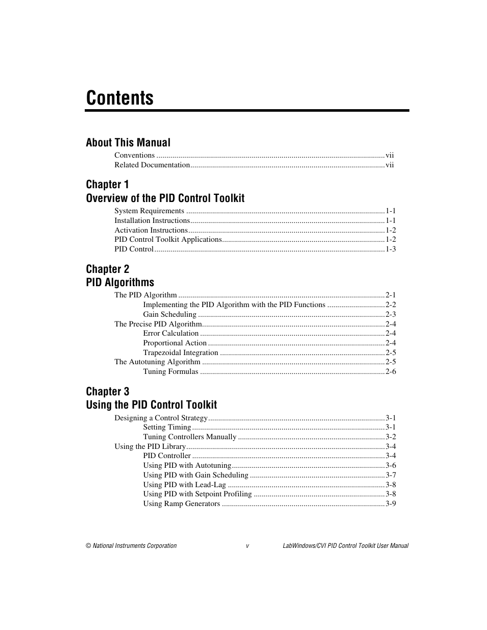 National Instruments PID Control Toolkit 371685C-01 User Manual | Page 4 / 39