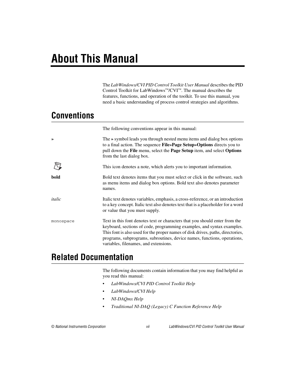 National Instruments PID Control Toolkit 371685C-01 User Manual | Page 6 / 39