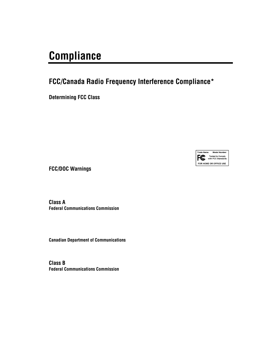 Compliance, Fcc/canada radio frequency interference compliance | National Instruments PXI-8170 Series User Manual | Page 4 / 67