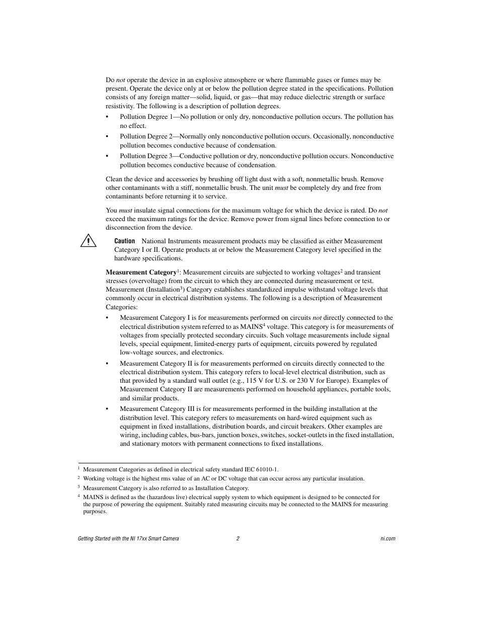 National Instruments NI Vision NI 17xx User Manual | Page 2 / 16