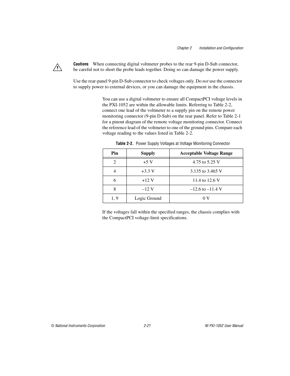National Instruments PXI NI PXI-1052 User Manual | Page 36 / 70