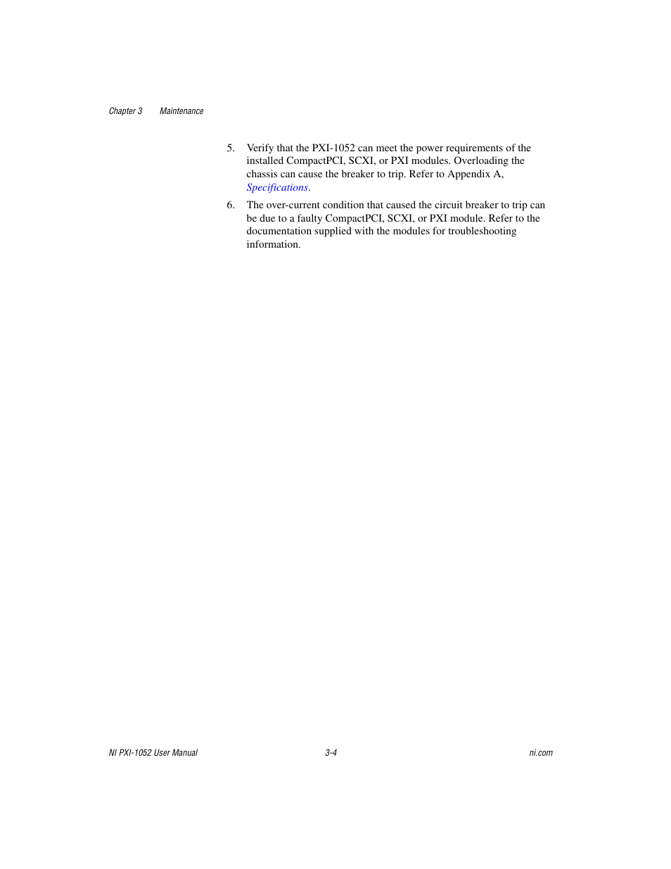 National Instruments PXI NI PXI-1052 User Manual | Page 40 / 70