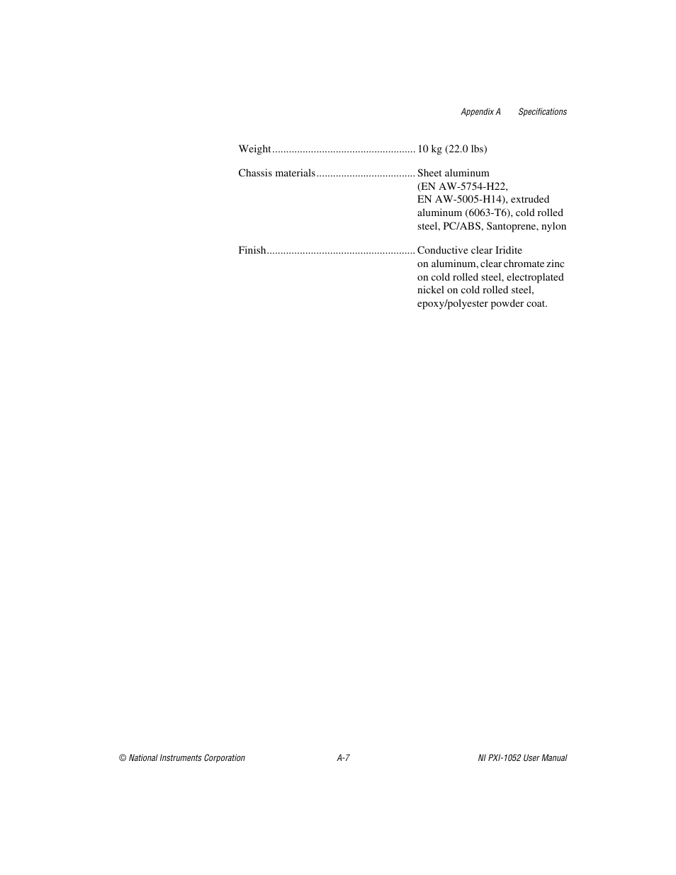 National Instruments PXI NI PXI-1052 User Manual | Page 47 / 70