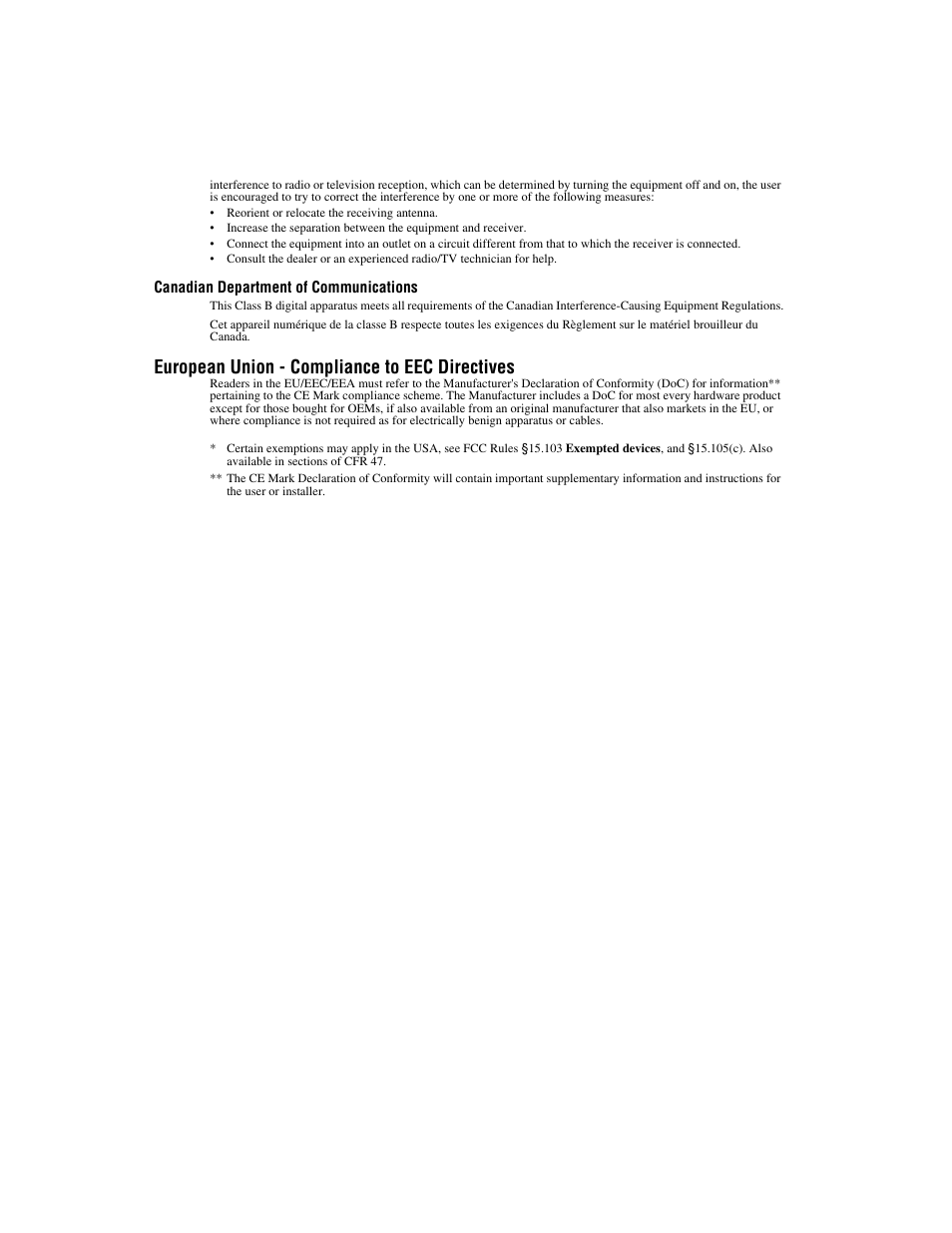 European union - compliance to eec directives | National Instruments RT Series User Manual | Page 5 / 36