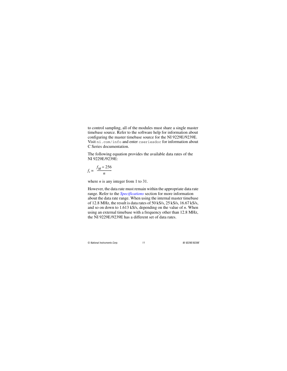 National Instruments NI 9229E User Manual | Page 11 / 26