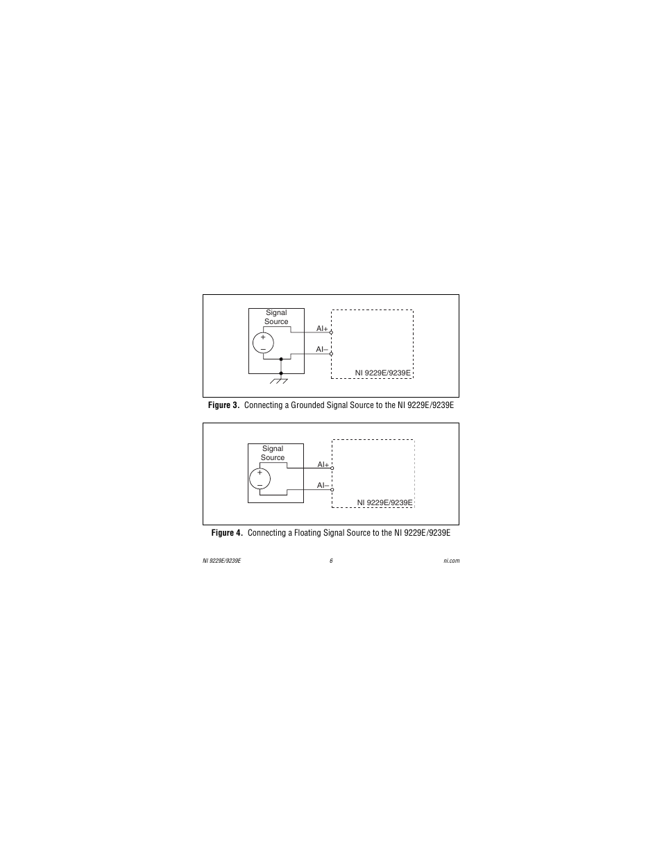 3 and 4 for illus | National Instruments NI 9229E User Manual | Page 6 / 26